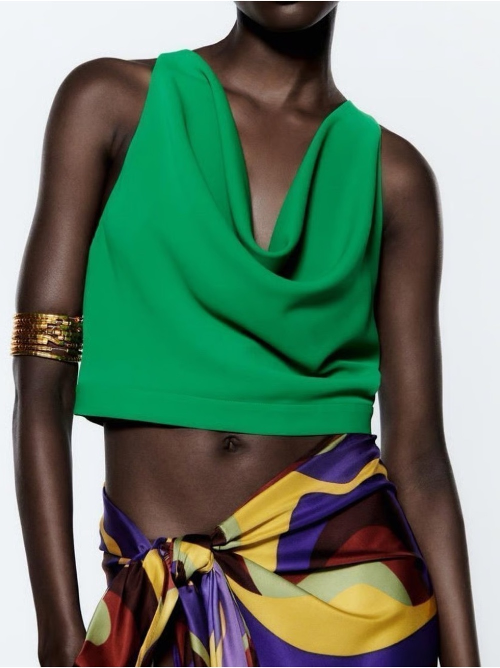 Zara Sleeveless Crop Top
